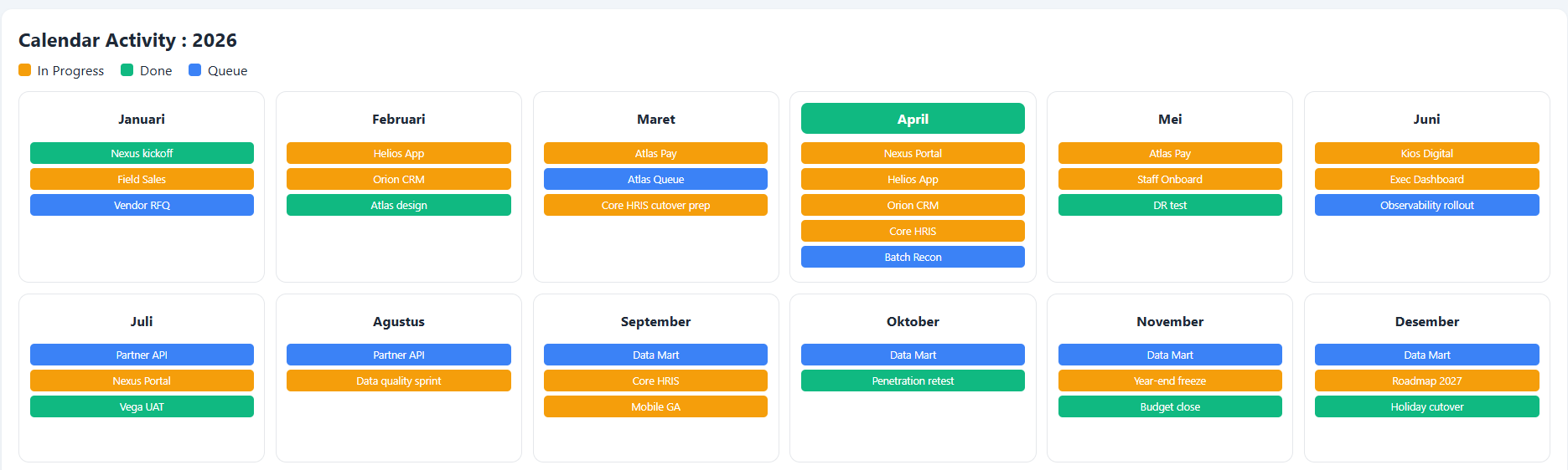 Calendar